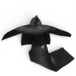SELFPAID Black Smoke Hoodie & Jogger Set